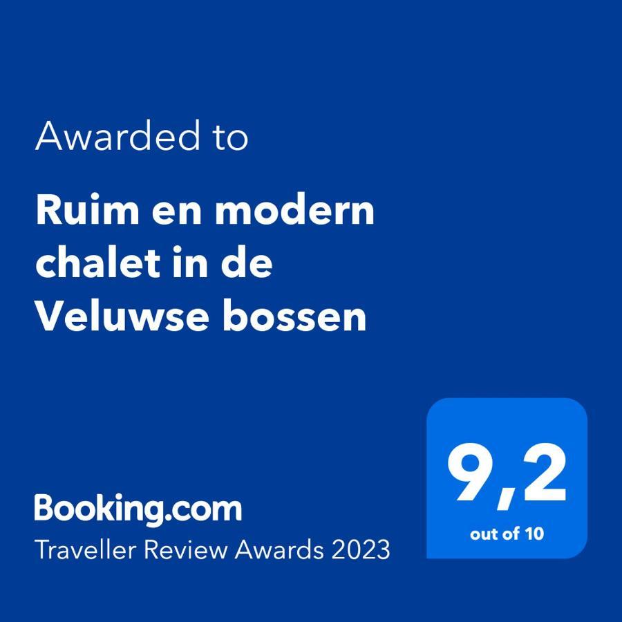 Ruim En Modern Chalet In De Veluwse Bossen Putten Zewnętrze zdjęcie